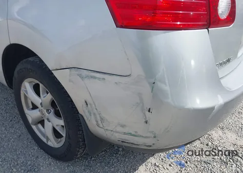 2008 Nissan Rogue Sl из США, поврежденный, VIN JN8AS58V78W131337